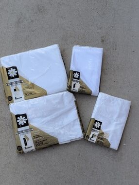 Penn Prest Fashion Manor Percale Polyester Cotton NIP Vintage Deadstock Sheets